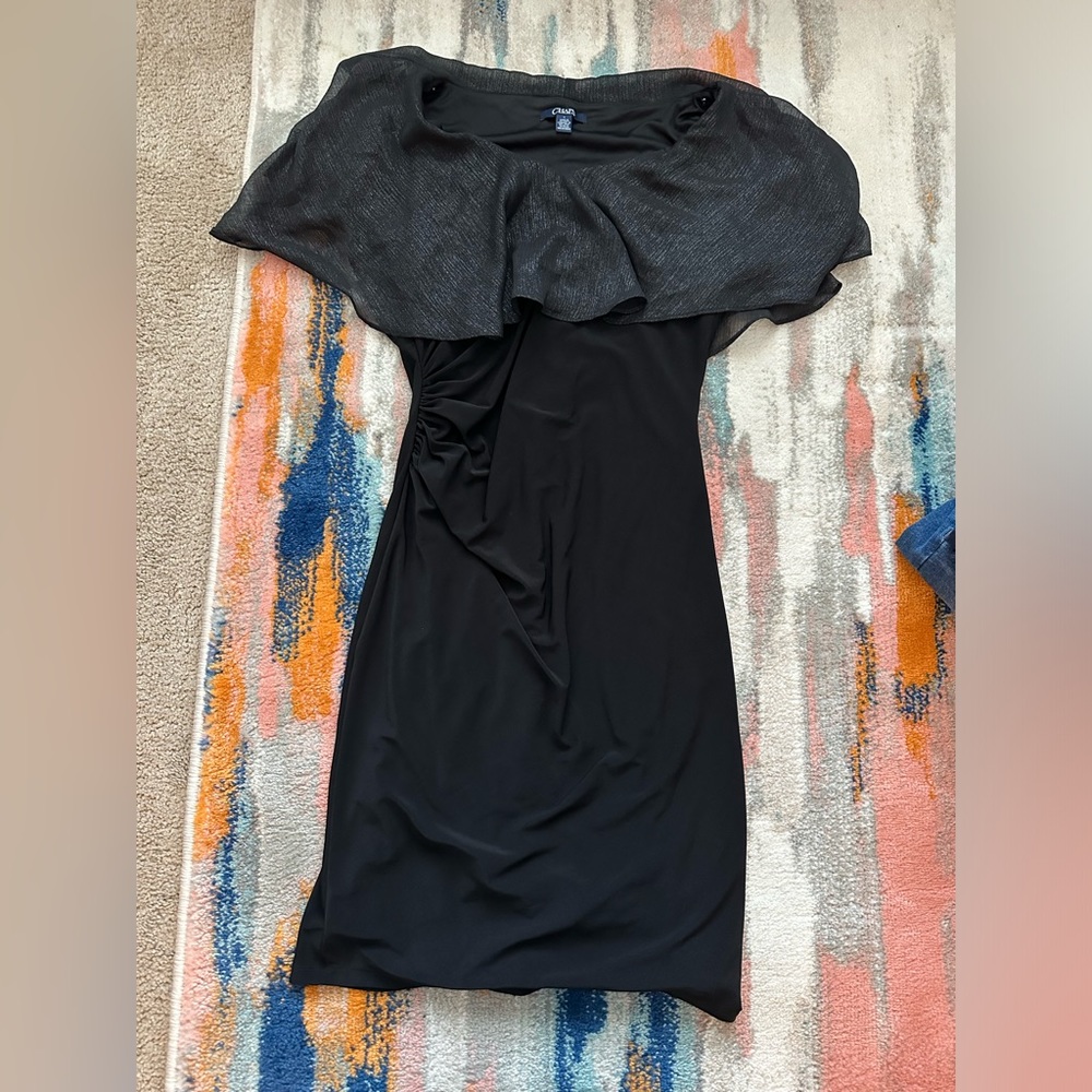 Chaps black dress in a size 6